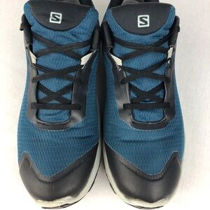 Black and Teal Athletic Shoes